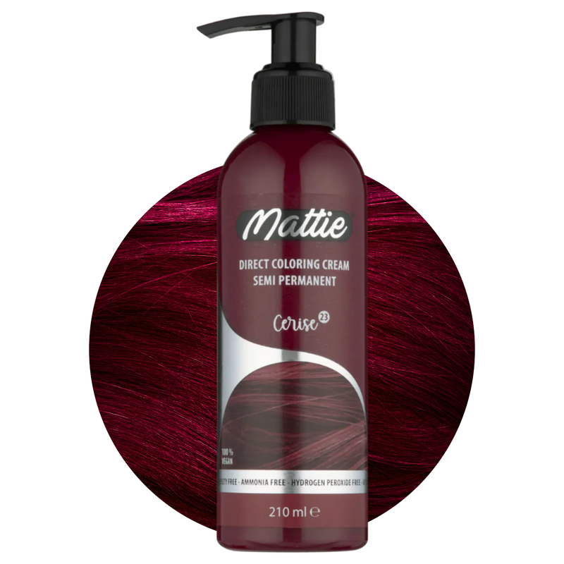 Mattie Cerise - Direct Vegan Kleurcrème Semi-Permanent 210ml