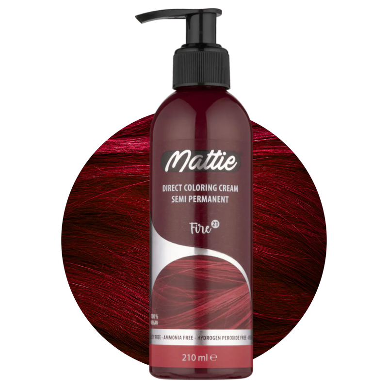 Mattie Fire - Direct Vegan Kleurcrème Semi-Permanent 210ml