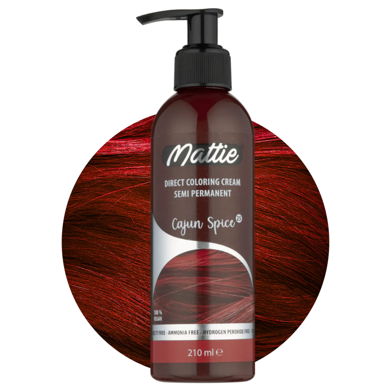 Mattie Cajun Spice - Direct Vegan Kleurcrème Semi-Permanent 210ml