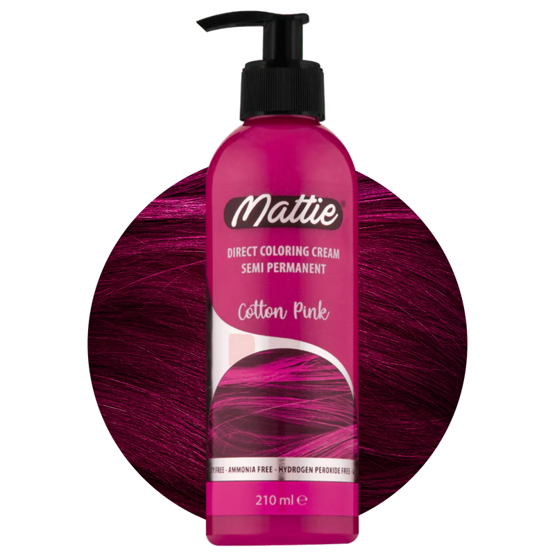 Mattie Cotton Pink - Direct Vegan Kleurcrème Semi-Permanent 210ml