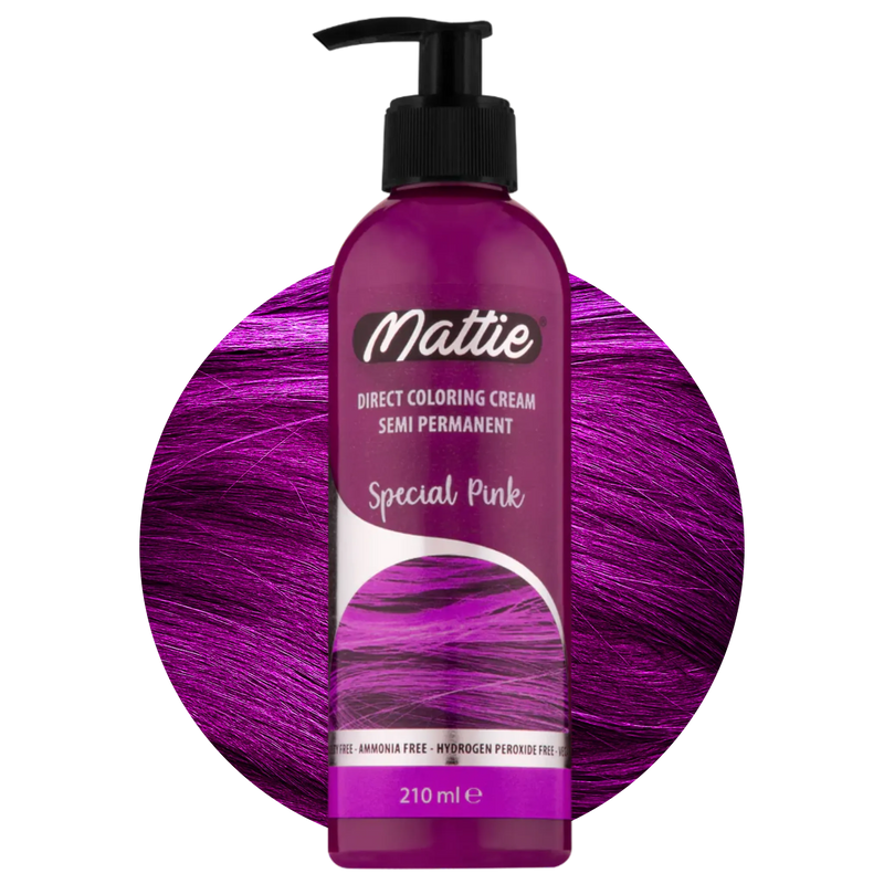 Mattie Special Pink - Direct Vegan Kleurcrème Semi-Permanent 210ml