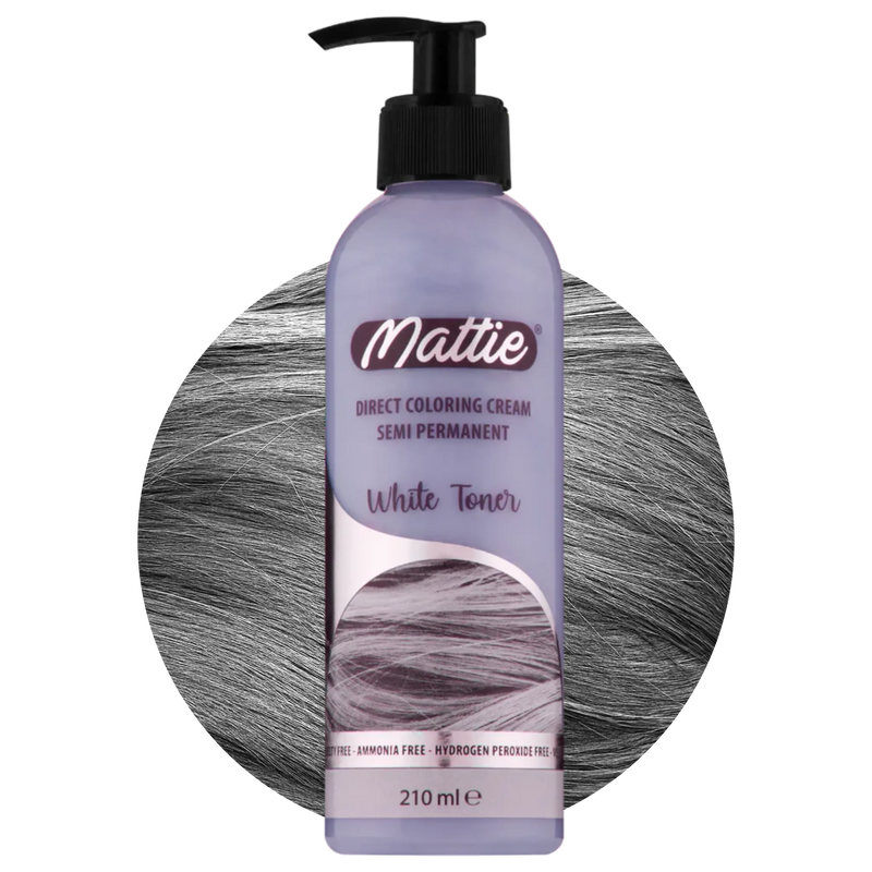Mattie White Toner - Direct Vegan Kleurcrème Semi-Permanent 210ml