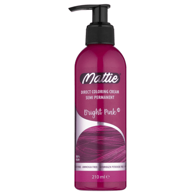 Mattie Bright Pink - Direct Vegan Kleurcrème Semi-Permanent 210ml