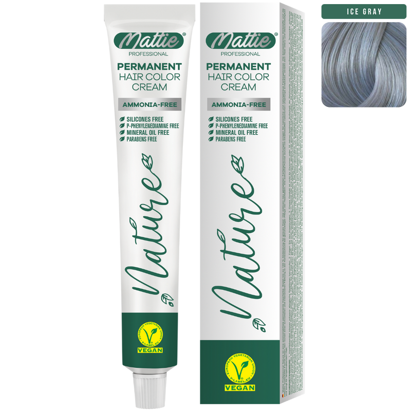 Mattie Professional Nature (Ice Gray) - Vegan Permanente Kleurcrème 60ml