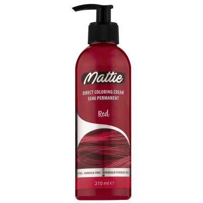 Mattie Red - Direct Vegan Kleurcrème Semi-Permanent 210ml