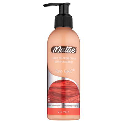 Mattie Rose Gold - Direct Vegan Coloring Cream Semi-Permanent 210ml