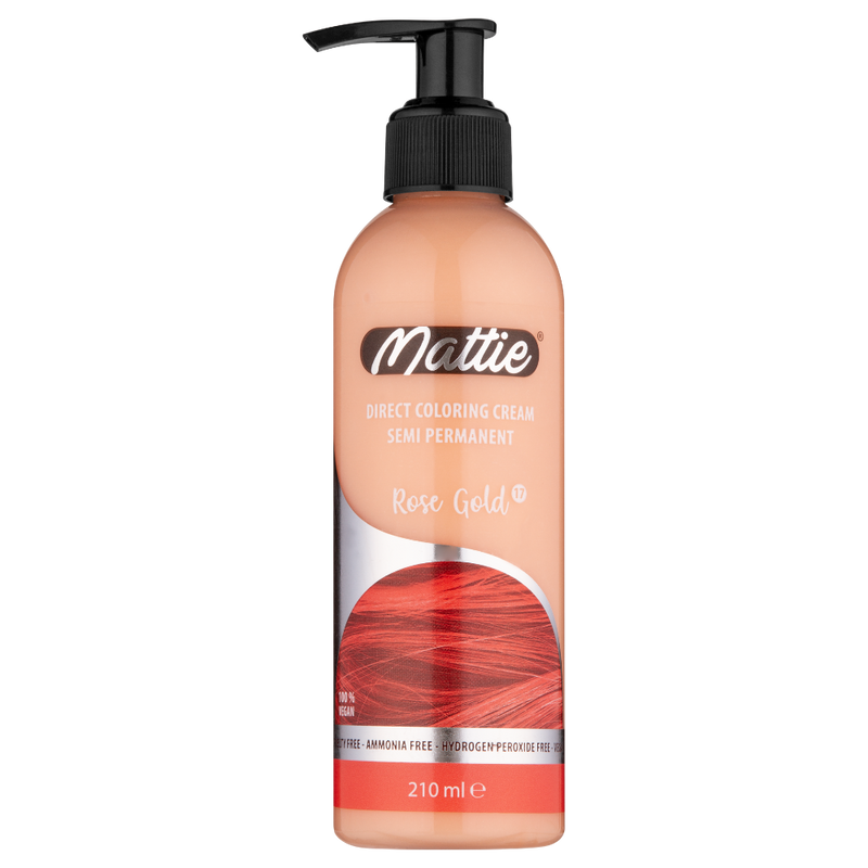 Mattie Rose Gold - Direct Vegan Coloring Cream Semi-Permanent 210ml